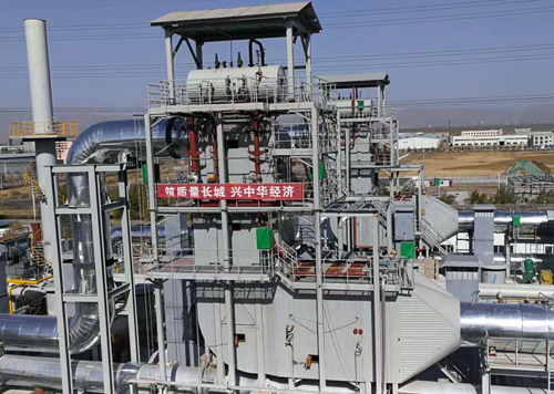 内蒙古明拓煤气发电站余热锅炉SCR烟气脱硝一体化项目成功运行
